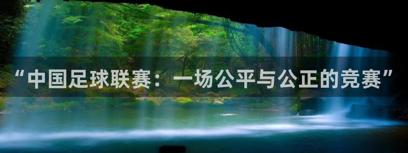  “中国足球联赛：一场公平与公正的竞赛”