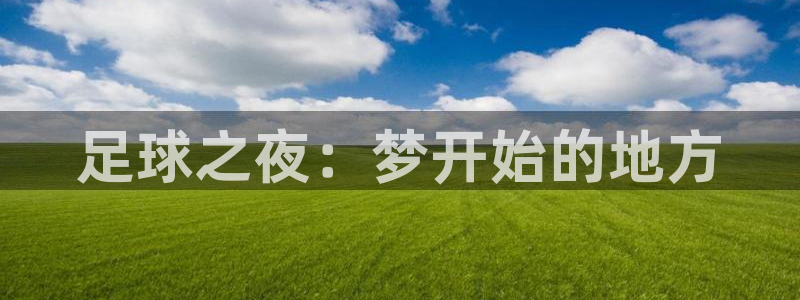 足球之夜：梦开始的地方