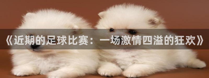 《近期的足球比赛：一场激情四溢的狂欢》