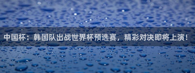  中国杯：韩国队出战世界杯预选赛，精彩对决即将上演！